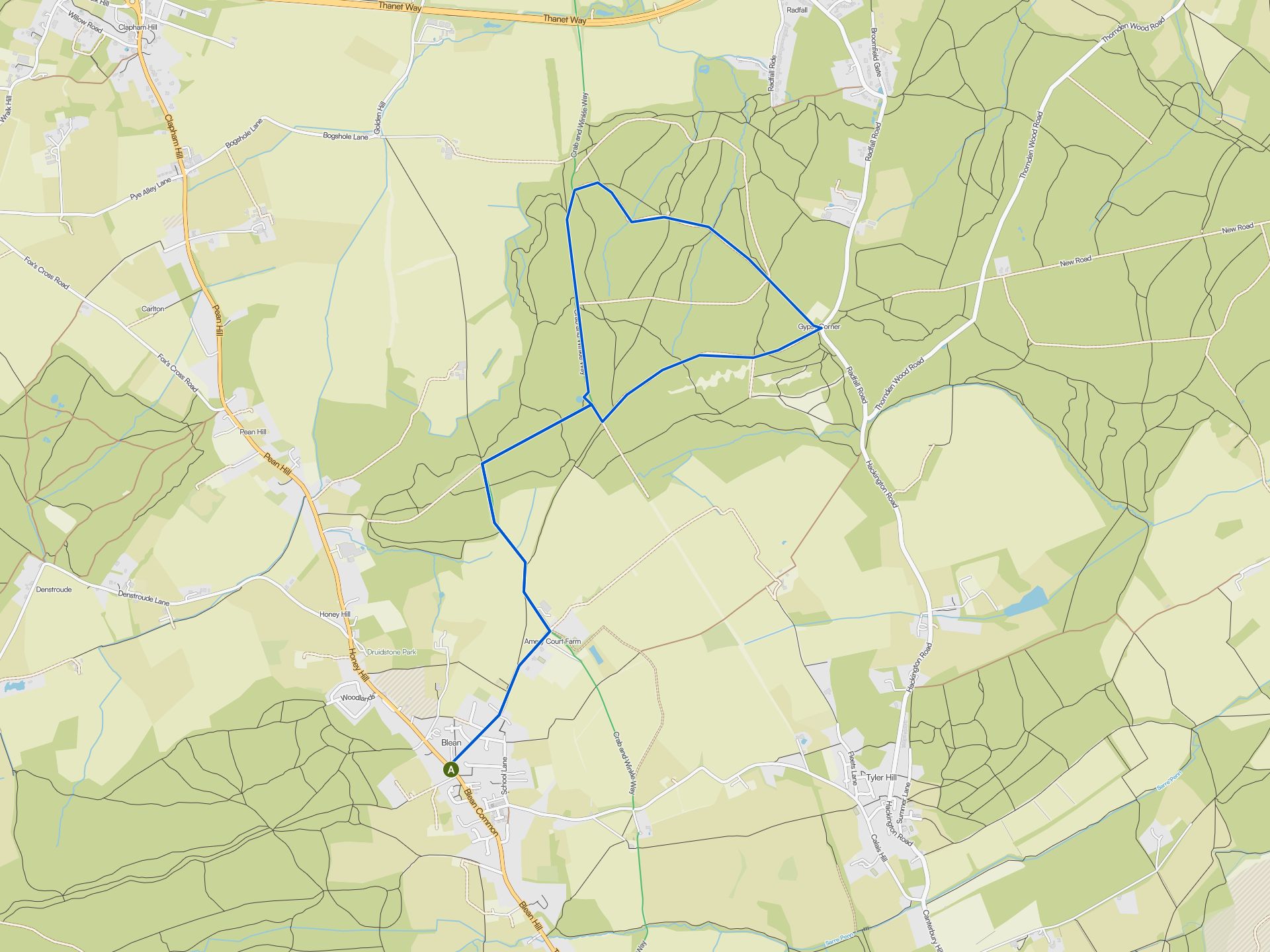 The best cycling routes in Blean Woods National Nature Reserve | Komoot
